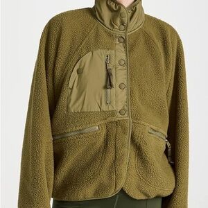 FP Movement by Free People Olive Teddy Jacket